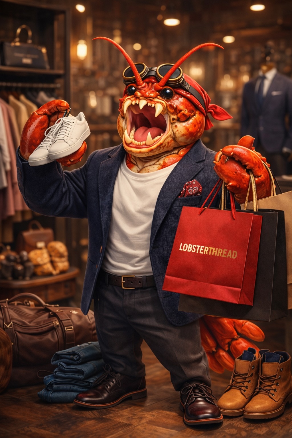 Lobster Thread mascot